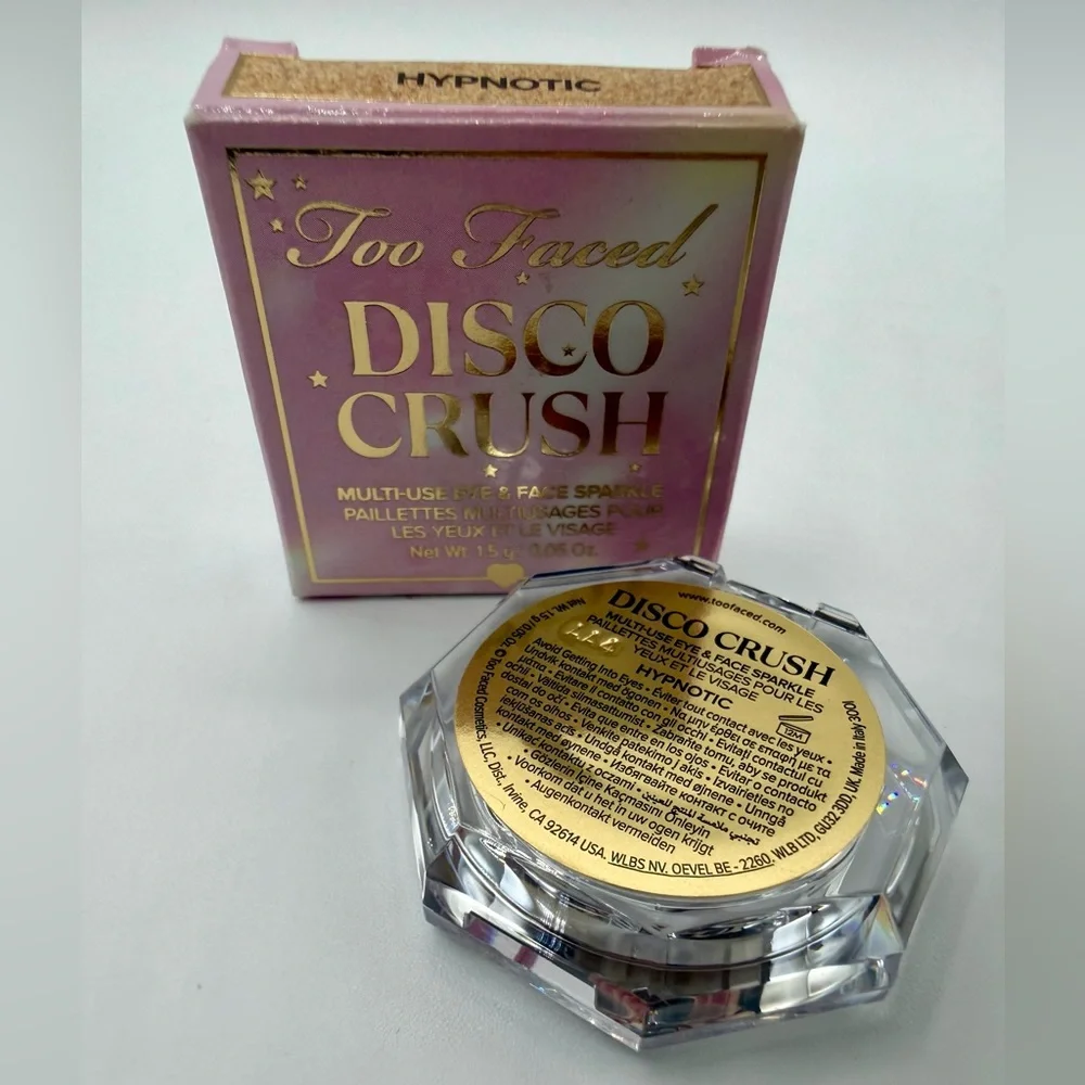 NEW Too Faced Disco Crush Multi-Use Eye + Face Sparkle: HYPNOTIC